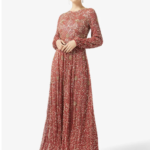 Embellished Balloon Sleeve Maxi Dress